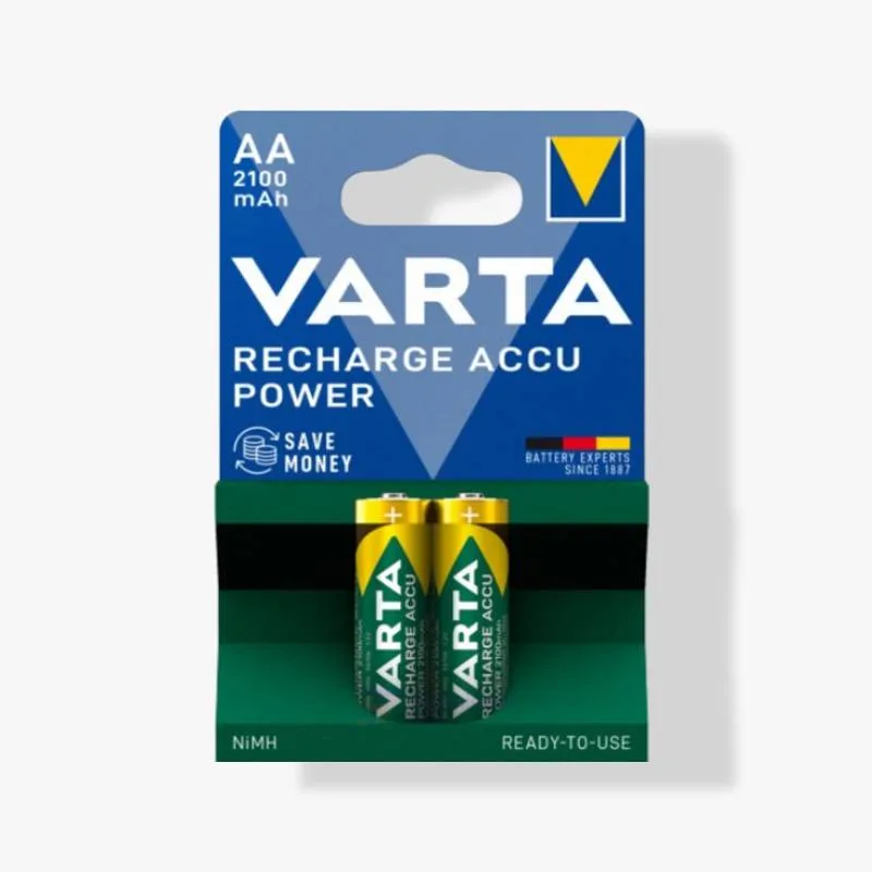 Tableau Pile Rechargeable Varta AA 2100mAh – Accu Ni-MH