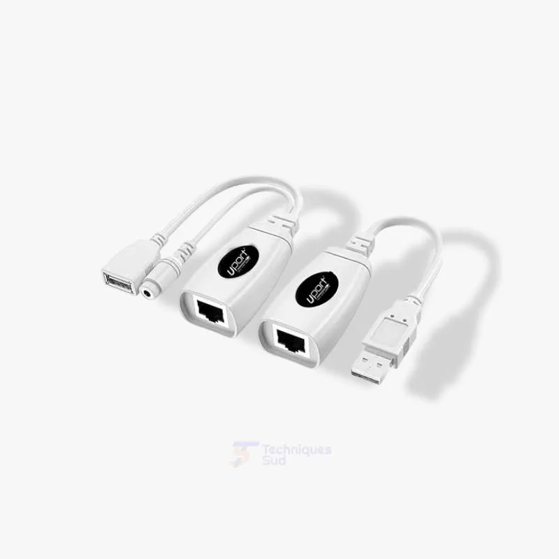 [USB RJ45 200FT] Extender USB 60m avec RJ45 – Prolongateur USB