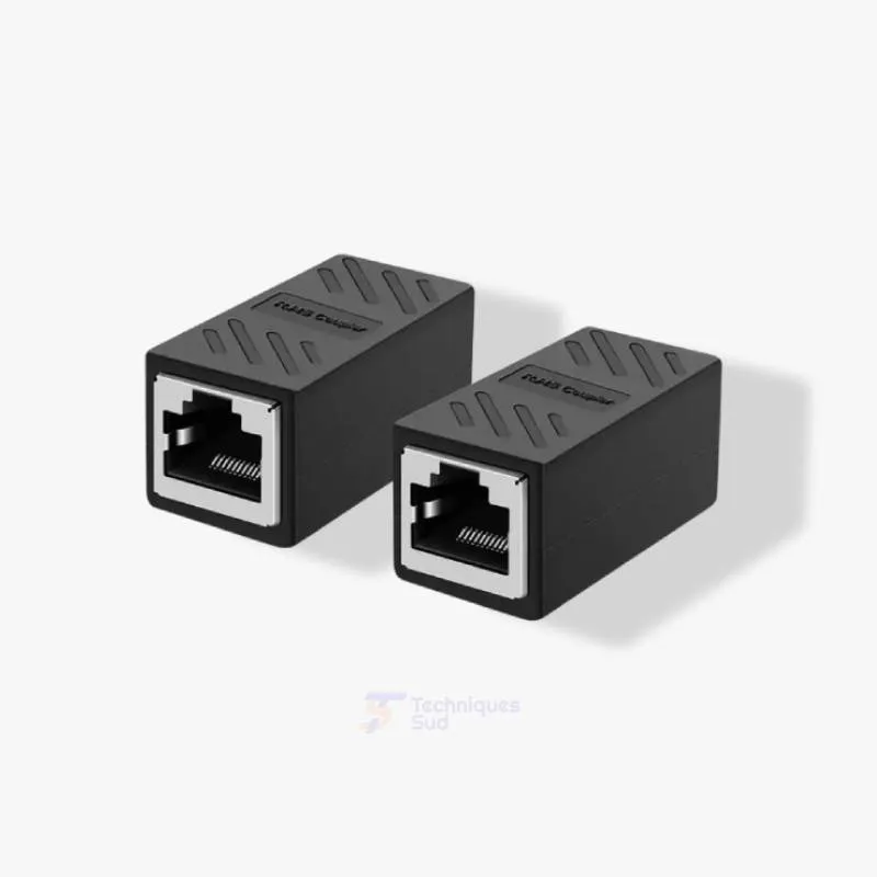 Coupleur RJ45 – Connecteur Réseau Femelle/Femelle