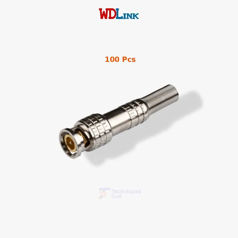 Fiche BNC Pro WD-LINK WD9Q – Pack de 100 Pièces
