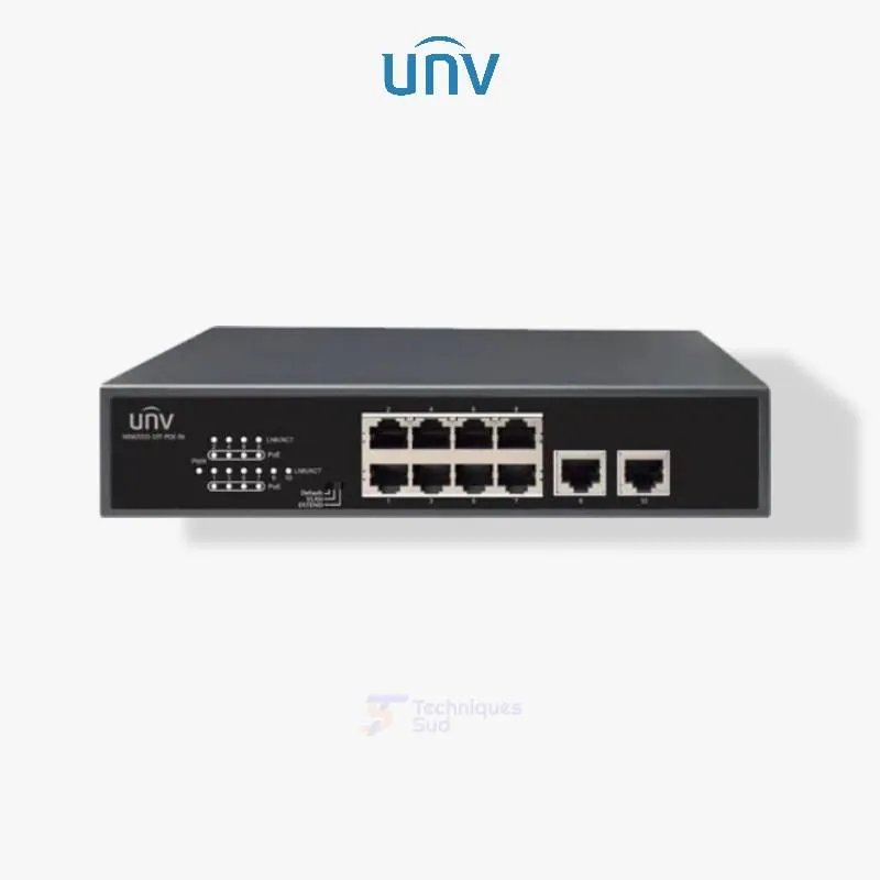 Uniview NSW2010-10T-POE-IN – Switch PoE 10 Ports (8 PoE)