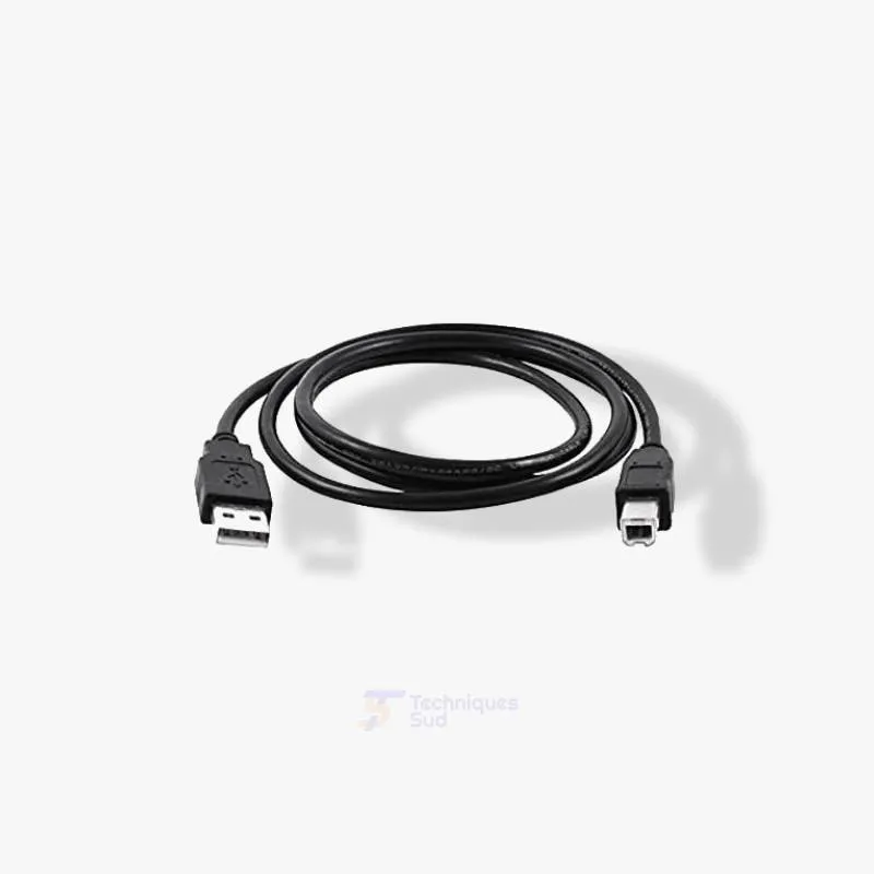Câble Imprimante USB 1,5 m – Câble de Connexion pour Imprimante