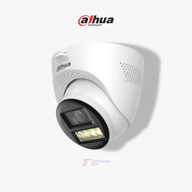 Dahua HAC-HDW1200TQ-IL-T – Caméra HDCVI Dôme 2 MP Smart Dual Light Audio Bidirectionnel