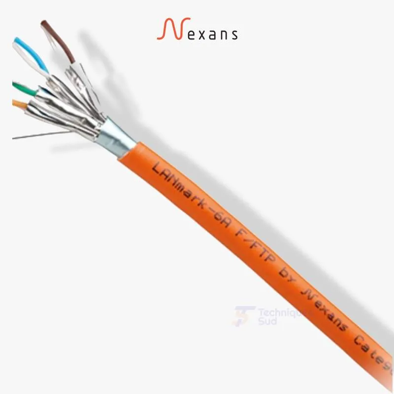 Câble Réseau Aginode by Nexans Cat6A F/FTP – Câble Ethernet Haute Performance
