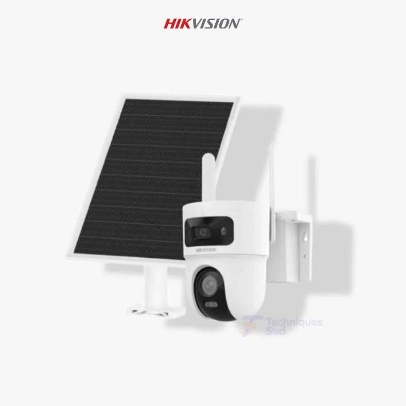 Hikvision DS-2CFSP8-D/4G – Caméra PT Solaire 4G Dual Lens 4+4 MP