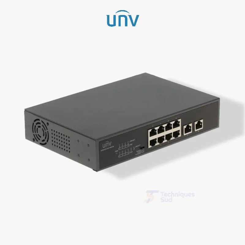 Uniview UV-NSW2010-10GT-POE-IN – Switch PoE 10 Ports Gigabit