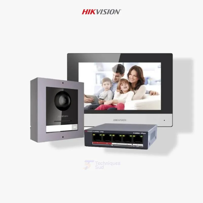 Hikvision DS-KIS602 – Kit Interphone Vidéo IP