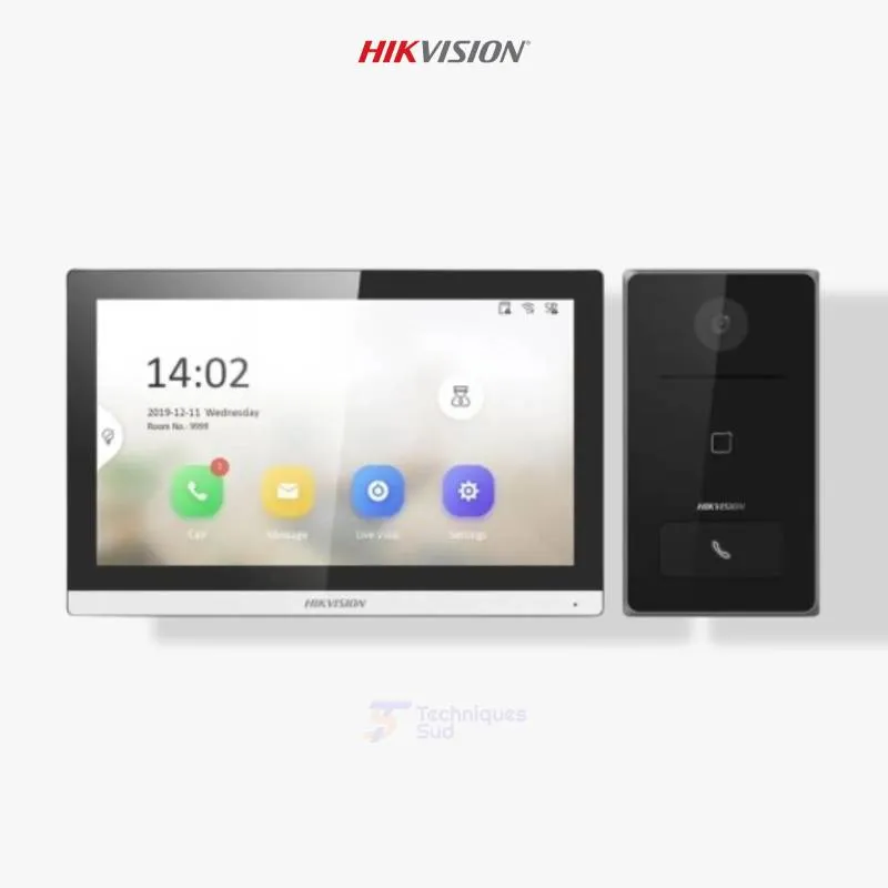 Hikvision DS-KIS608-P – Kit Interphone Vidéo IP 7" avec PoE