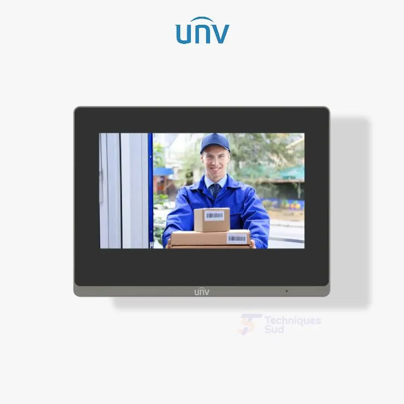 Uniview OEI-372S-H-W – Moniteur Vidéophone IP 7" Wi-Fi