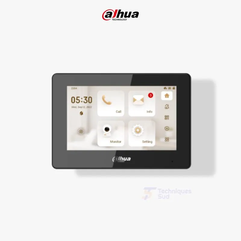 Dahua DHI-VTH2621G-PW – Moniteur Vidéophone IP 7" Wi-Fi