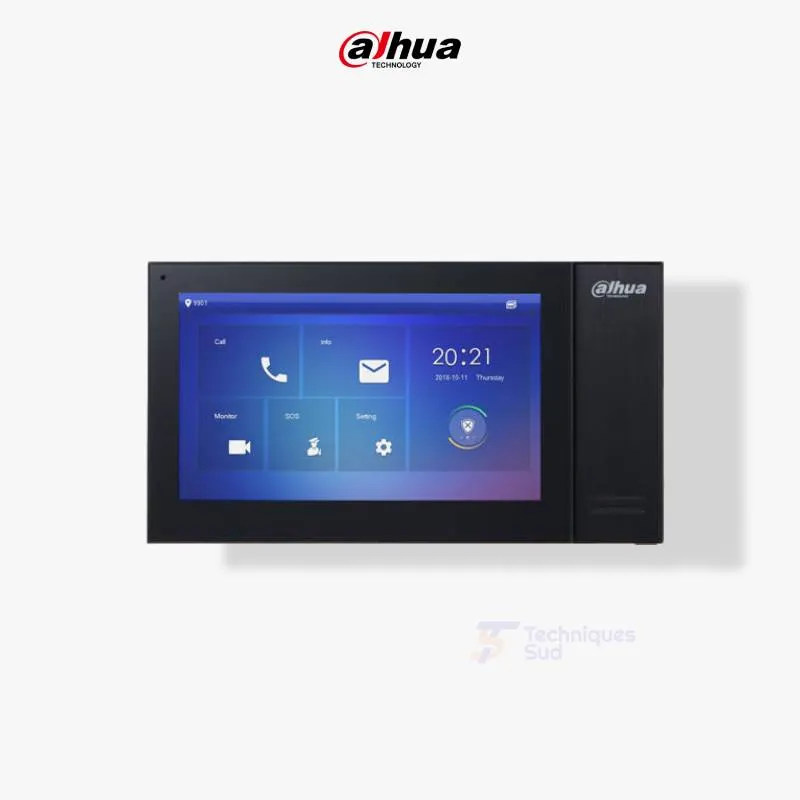 Dahua DHI-VTH2421FW-P – Moniteur Vidéophone IP 7" Blanc