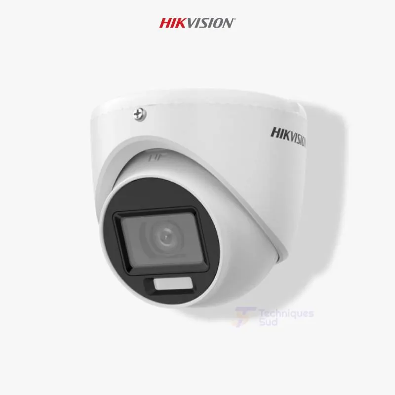 Hikvision DS-2CE76K0T-EXLMF – Caméra Turret 3K Smart Hybrid Light