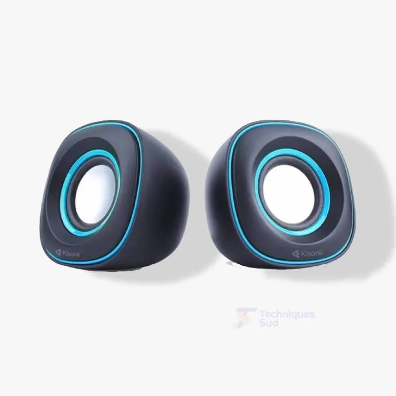 Kisonli V350 – Haut-Parleurs Multimédia 3,5W