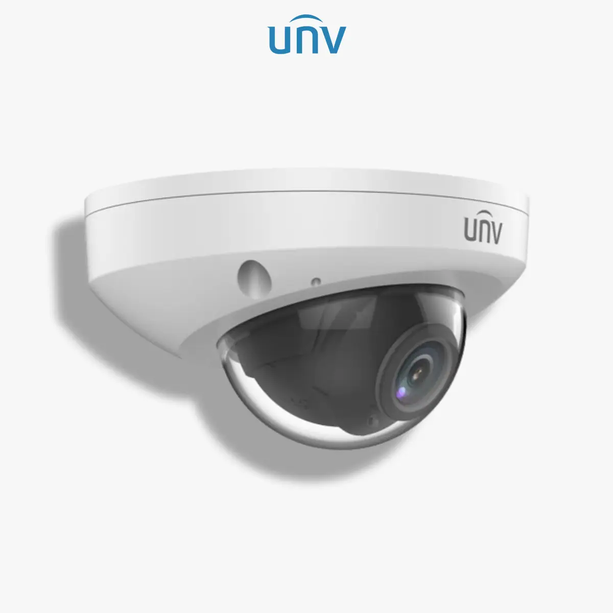 Uniview IPC318SB-ADF28K-I0 – Mini Caméra IP Dôme 8 MP 4K LightHunter 2,8 mm