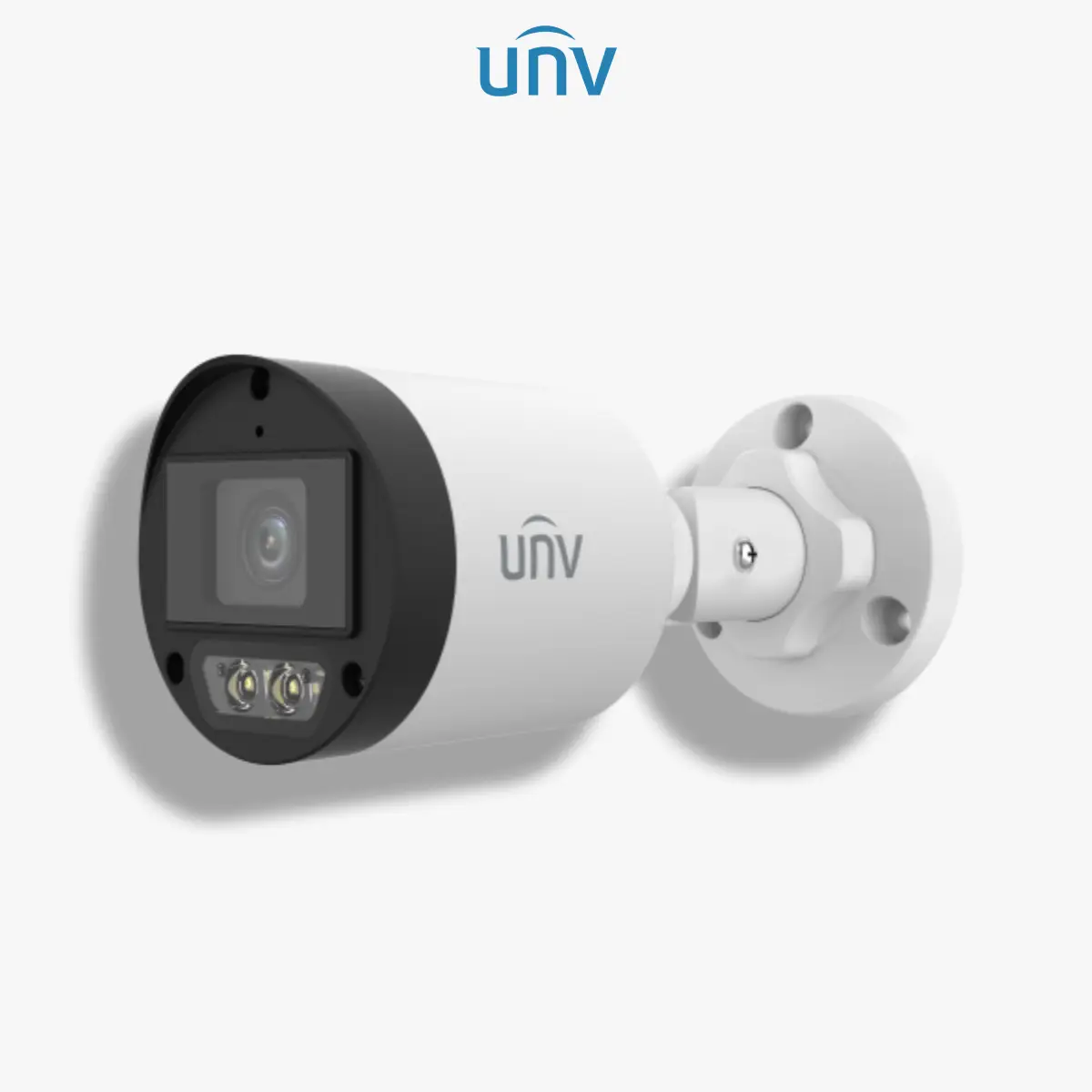 Uniview UAC-B125-AF28M-W – Caméra Analogique Mini Bullet 5 MP Audio ColorHunter 2,8 mm