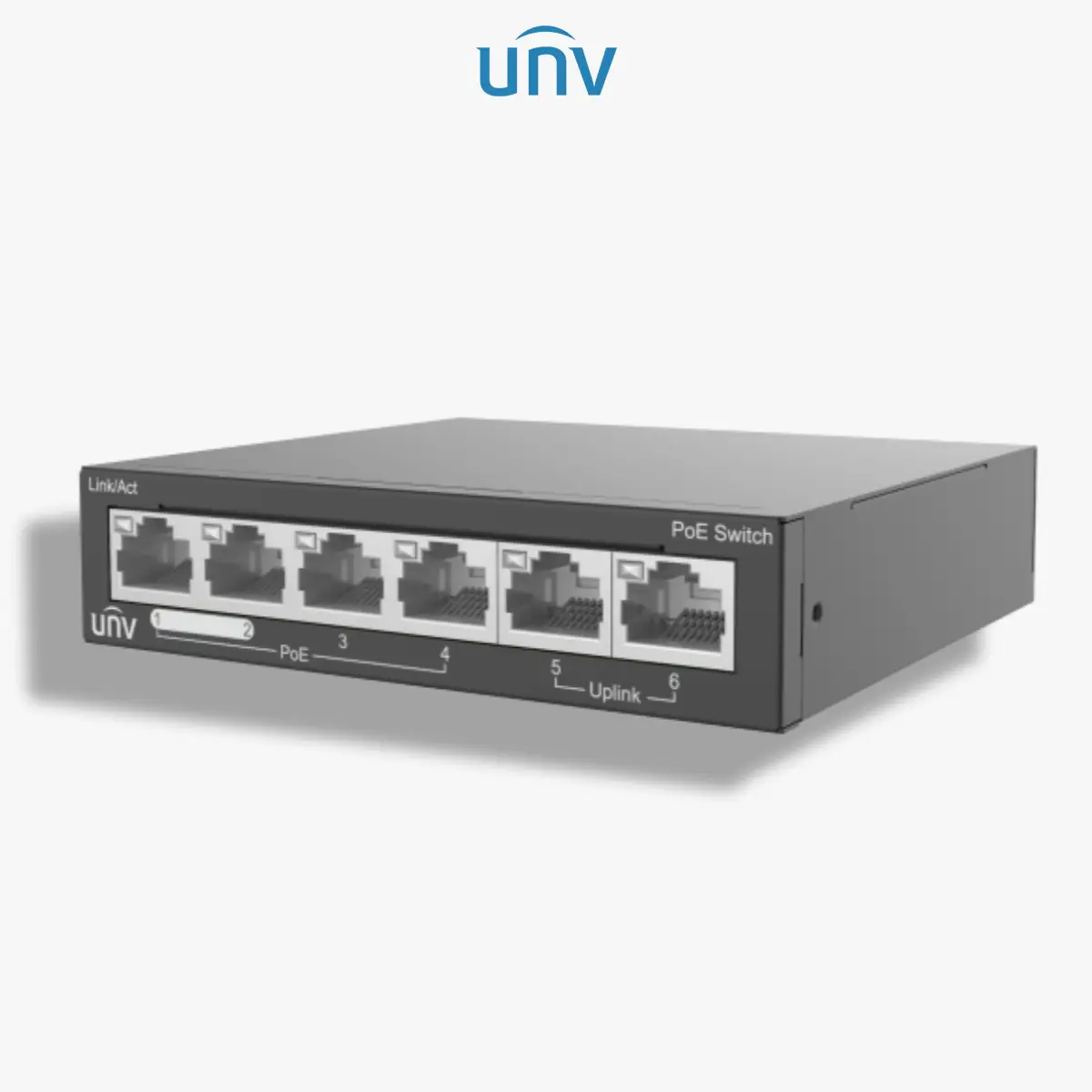 Uniview NSW2020-6T-POE-IN – Switch PoE 6 Ports (4 PoE) 10/100 Mbps