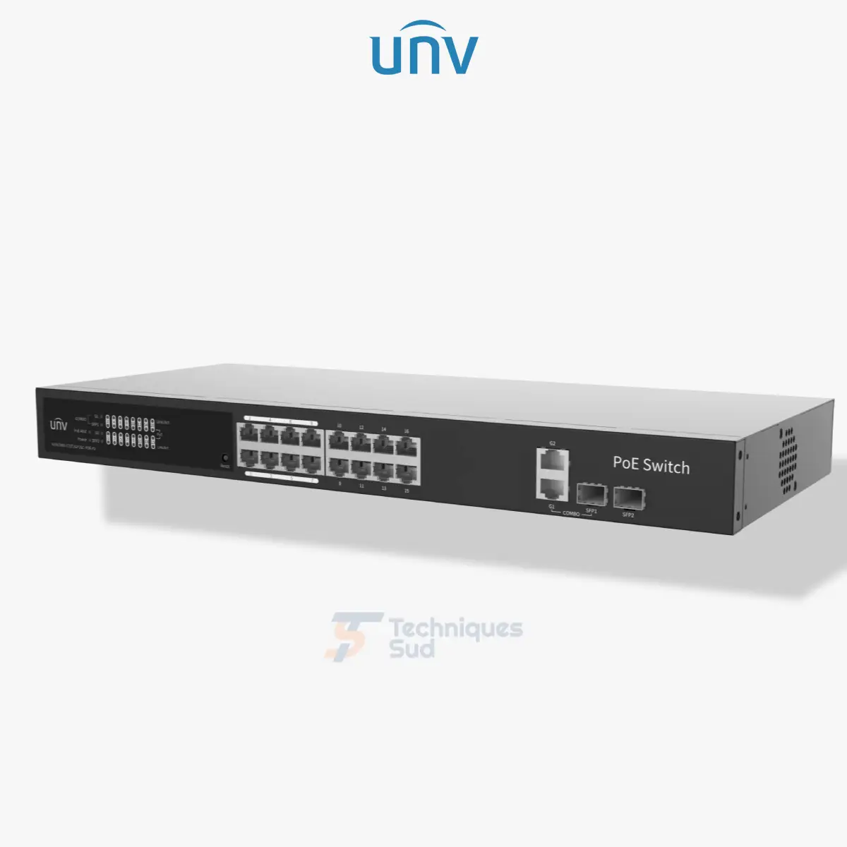 [UV-NSW3000-17GT1GP1GC-P] Uniview NSW3000-17GT1GP1GC-P – Switch PoE Gigabit Cloud 16 Ports + 2 SFP