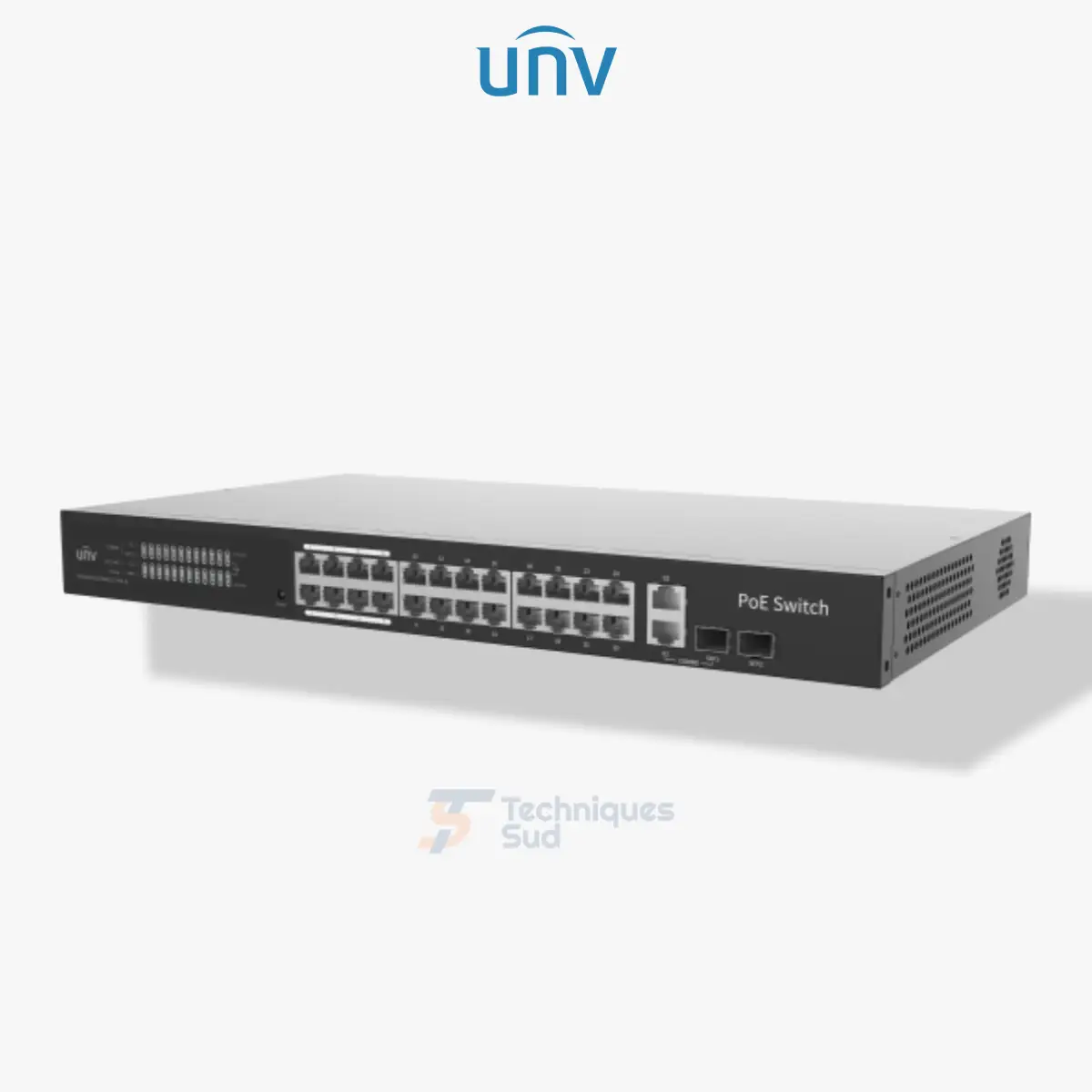 Uniview NSW3000-25GT1GP1GC-POE-IN – Switch PoE Gigabit Cloud 24 Ports + SFP
