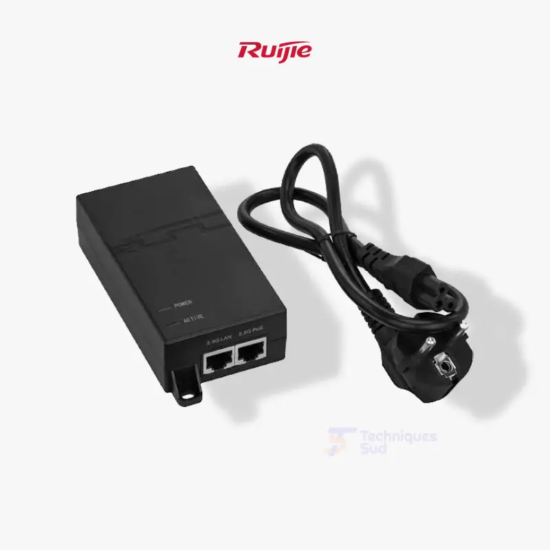 Ruijie Reyee RG-POE-50-60W-MG – Injecteur PoE 60W 1 Port 2,5 Gigabit