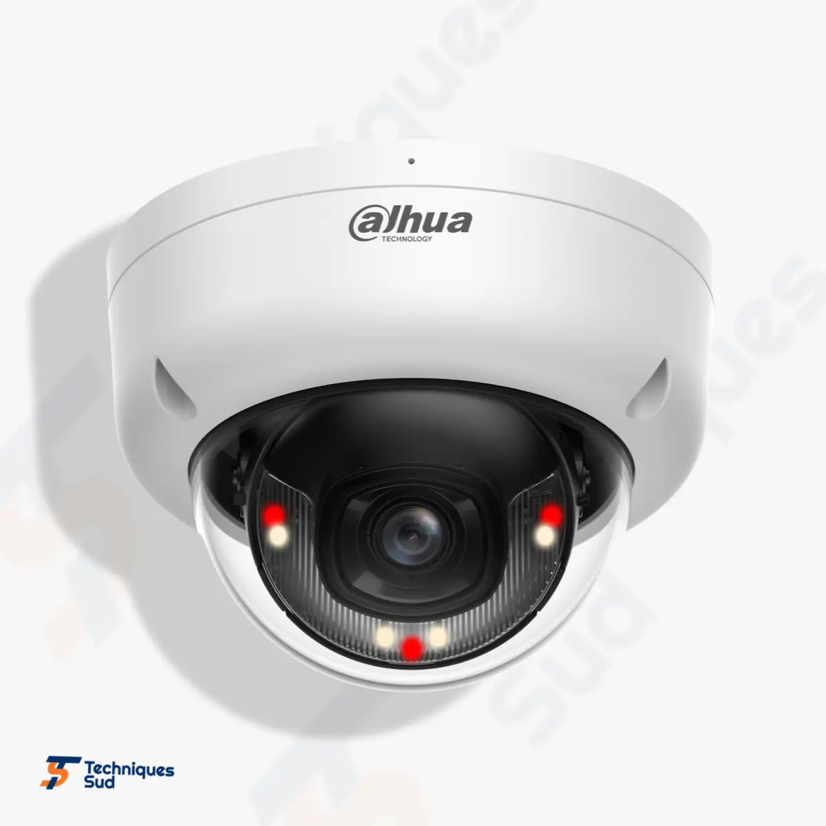 Dahua DH-IPC-HDBW1639E1-A-IL – Caméra IP Dôme 6 MP Smart Dual Light avec Micro