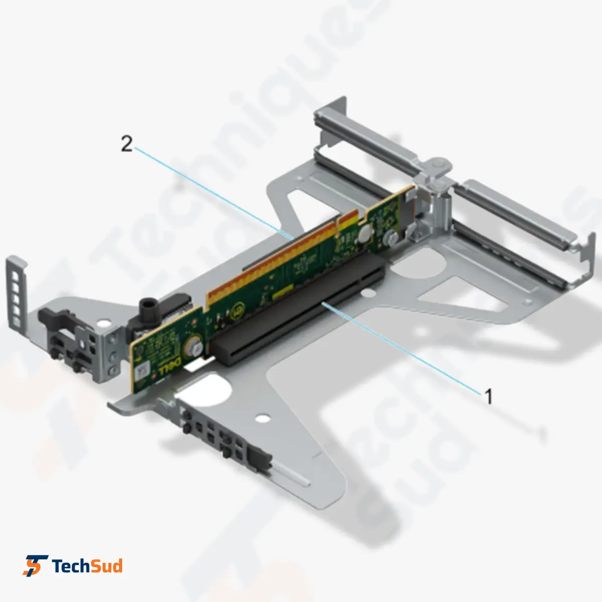 Dell 330-BCVV – Riser Gen4 (x8/x8) pour PowerEdge R360