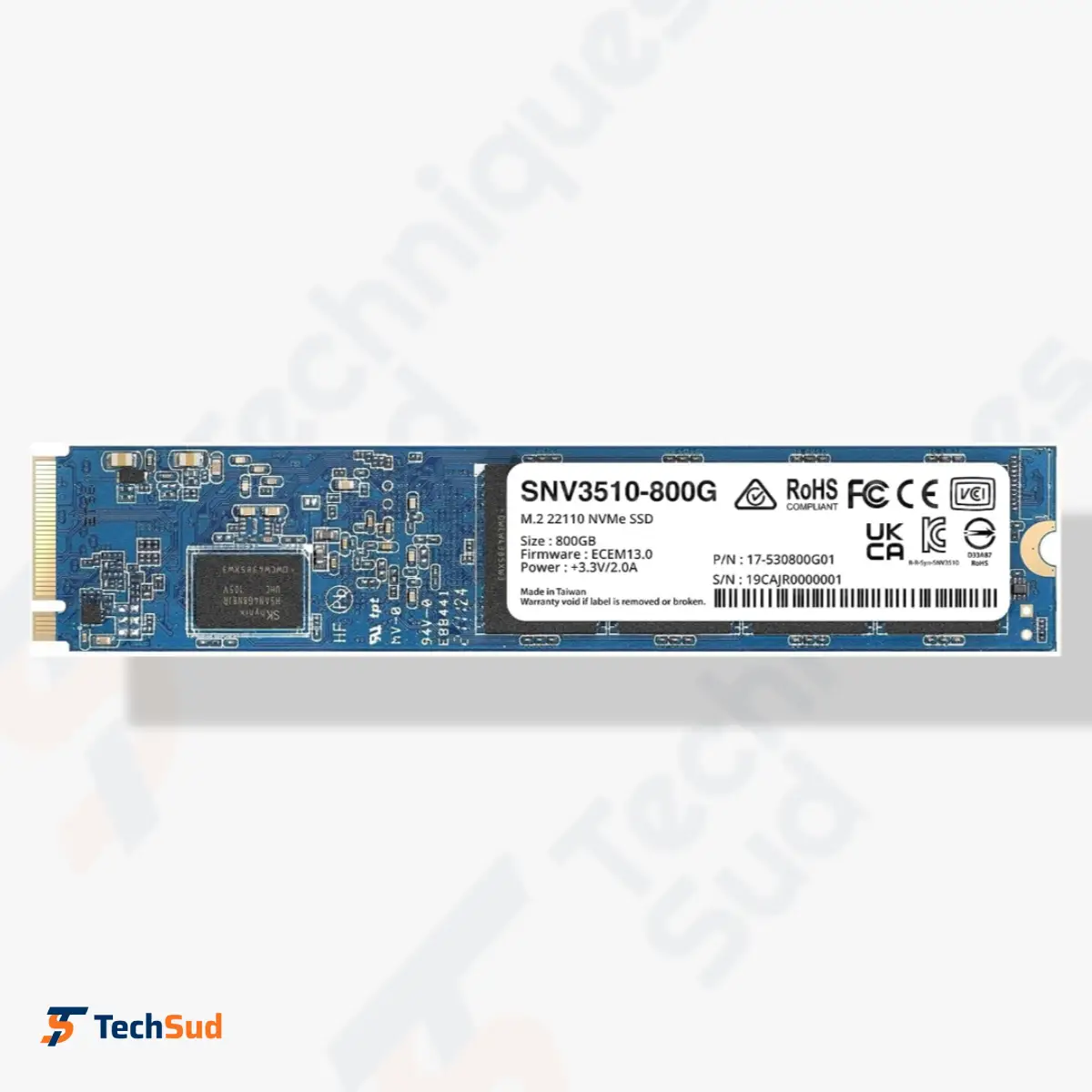 Synology SNV3510-800G – SSD NVMe M.2 22110 800 Go